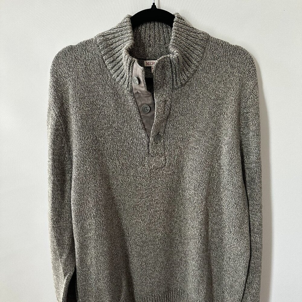 Grey Merona XL Sweater  100% Cotton